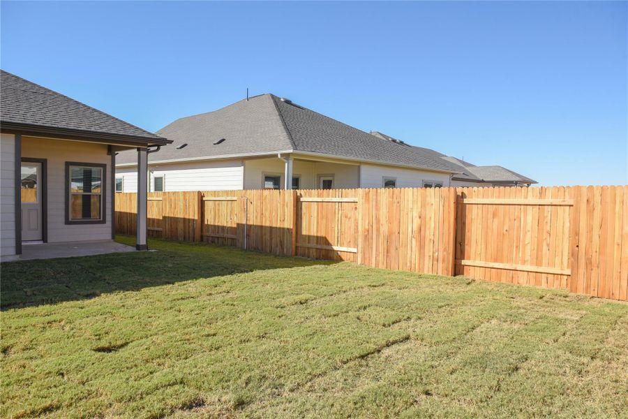 Private Backyard of Home