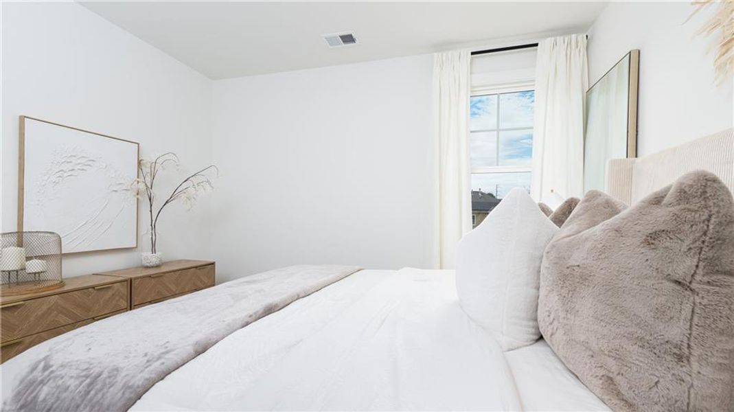 Furnished interior view inside a new home in The Village at Sandy Plains, Marietta (Image 44).