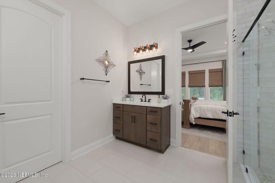 Furnished interior view inside a new home in , St. Augustine (Image 33).