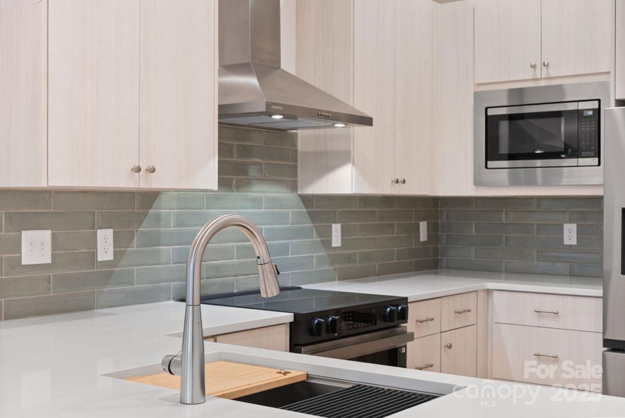 Close-up of interior finishes inside a home in , Asheville (Image 14).