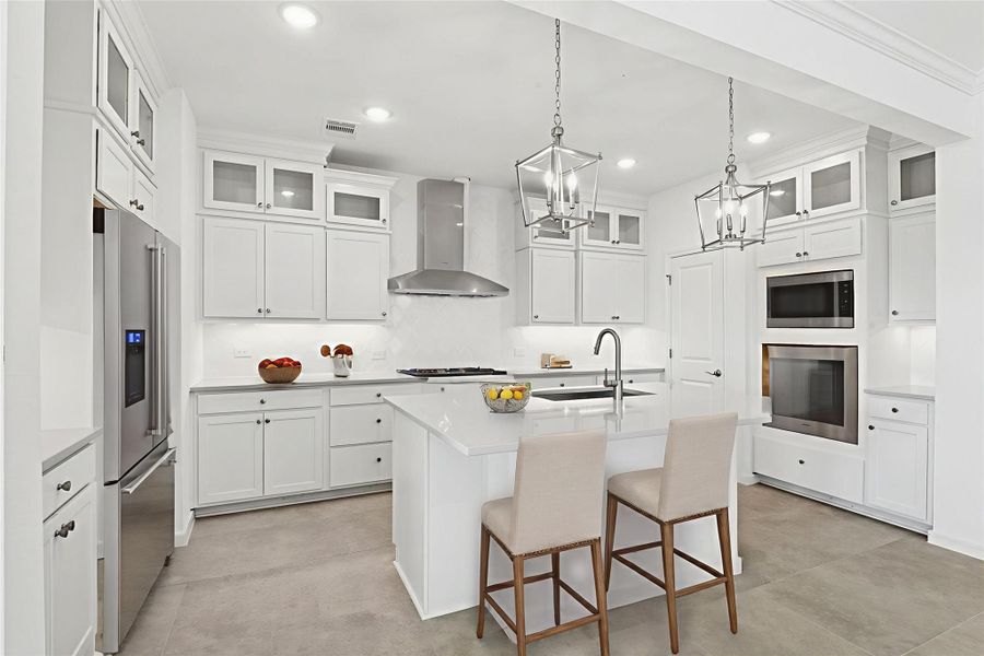 Furnished interior view inside a new home in Harvest Pointe, Needville (Image 11). Furnished interior view inside a new home in Harvest Pointe, Needville (Image 11).