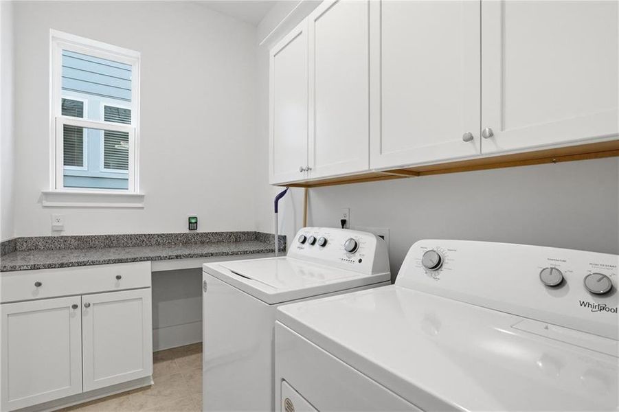 Furnished interior view inside a new home in , Flowery Branch (Image 12).