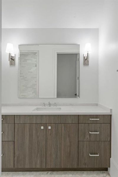 Furnished interior view inside a new home in , Atlanta (Image 60).