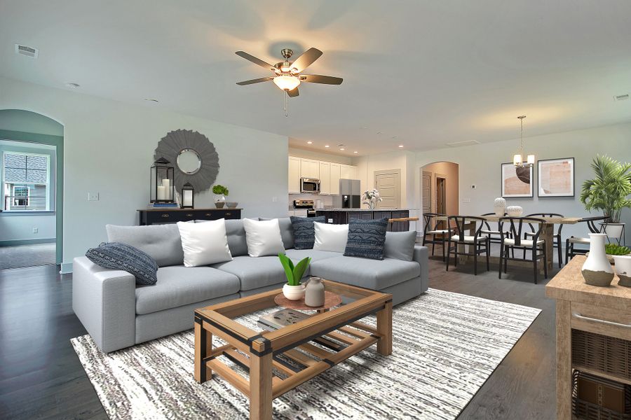 Keeneland Kitchen, Dining, Living Area Furnished Keeneland Kitchen, Dining, Living Area Furnished