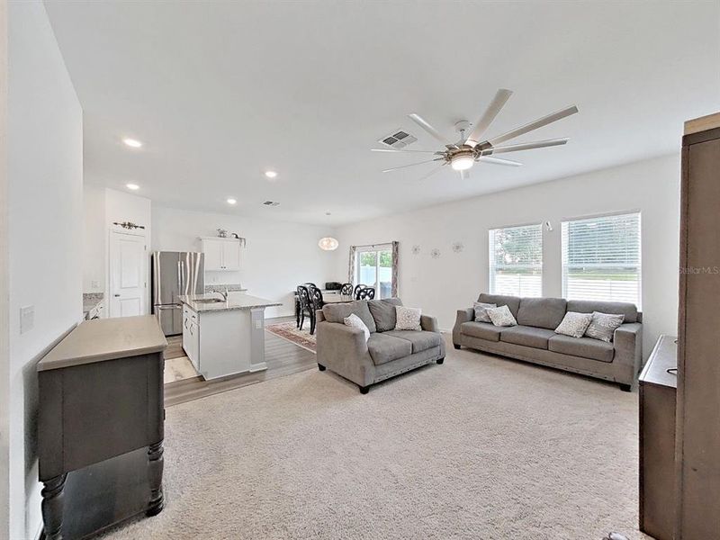 Furnished interior view inside a new home in Clinton Corner, Dade City (Image 5).