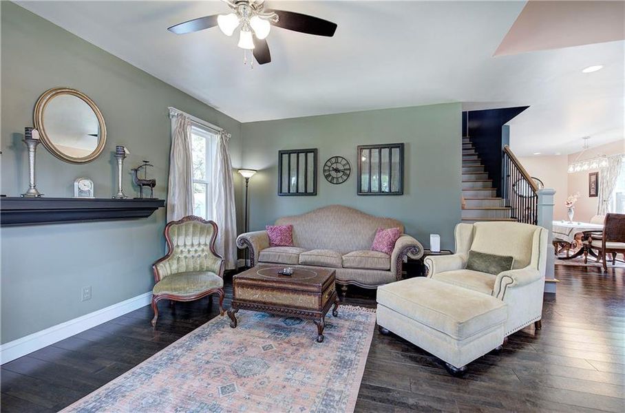Furnished interior view inside a new home in , Cartersville (Image 5). Furnished interior view inside a new home in , Cartersville (Image 5).