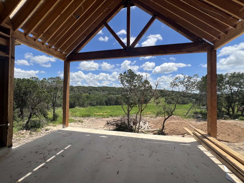 Covered patio