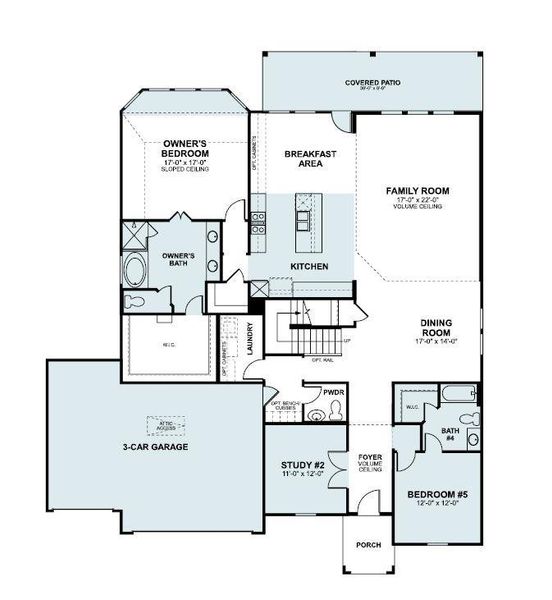 2D floor plan layout of this home in Edgewood, Leander, TX (Image 4). 2D floor plan layout of this home in Edgewood, Leander, TX (Image 4).