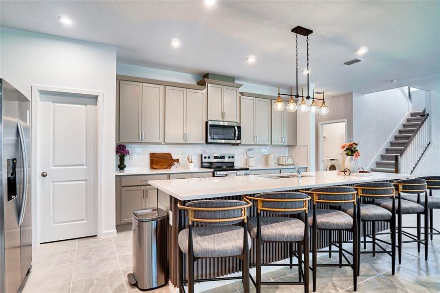 Furnished interior view inside a new home in , Kissimmee (Image 42).