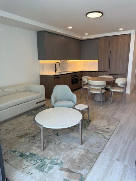 Furnished interior view inside a new home in , Miami Beach (Image 3).