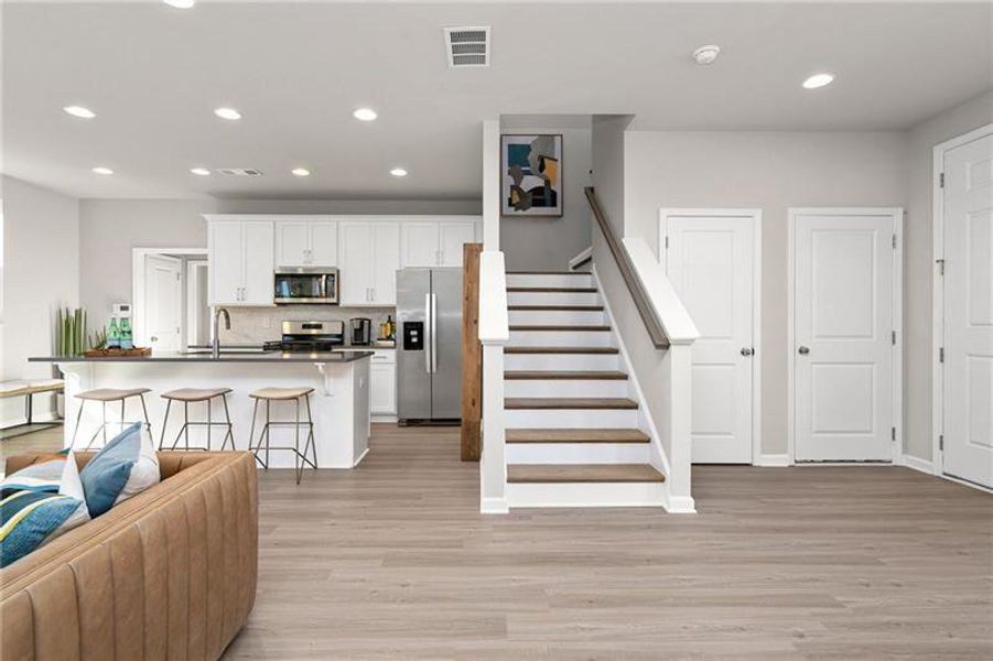 Furnished interior view inside a new home in Harmony, Auburn (Image 11).