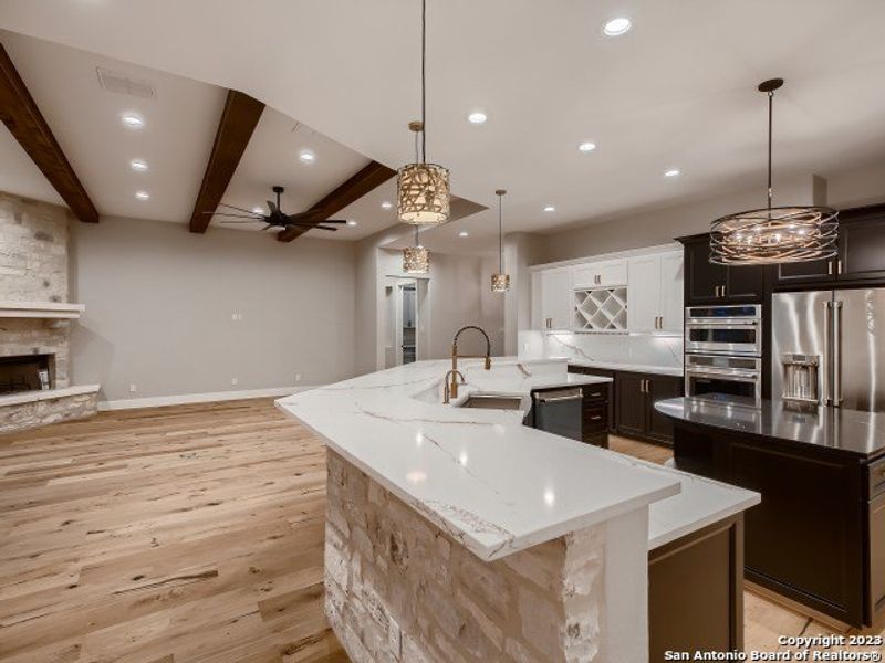 Furnished interior view inside a new home in , Boerne (Image 12).