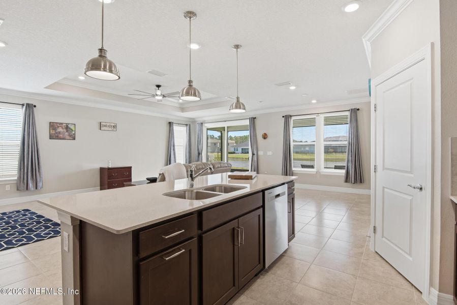 Furnished interior view inside a new home in , St. Augustine (Image 47).