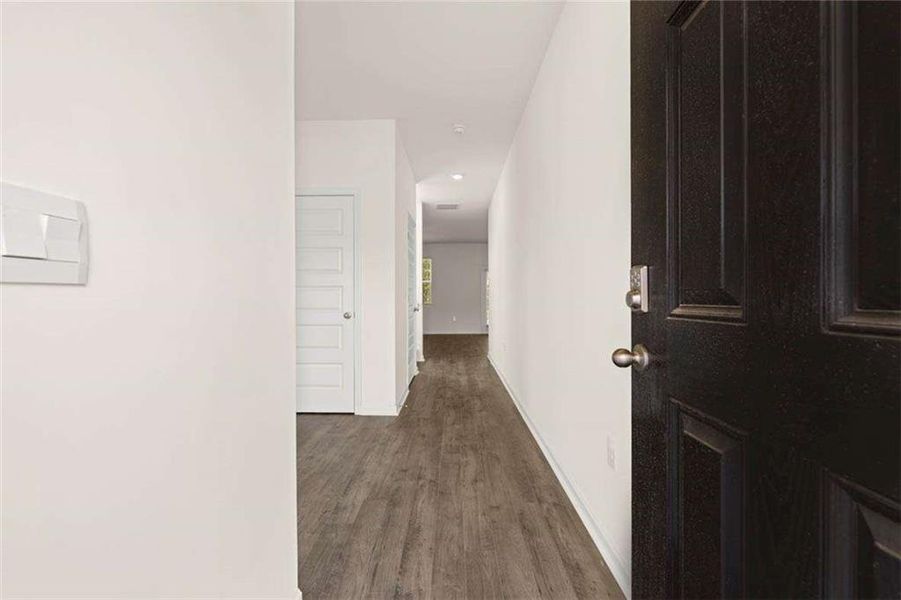 Spacious, unfurnished interior of a new home in Oakchase at Hampton, Hampton (Image 18).