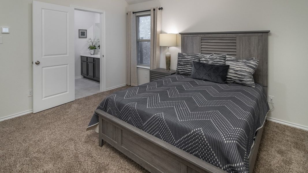 Furnished interior view inside a new home in Wildcat Ranch, Crandall (Image 8).