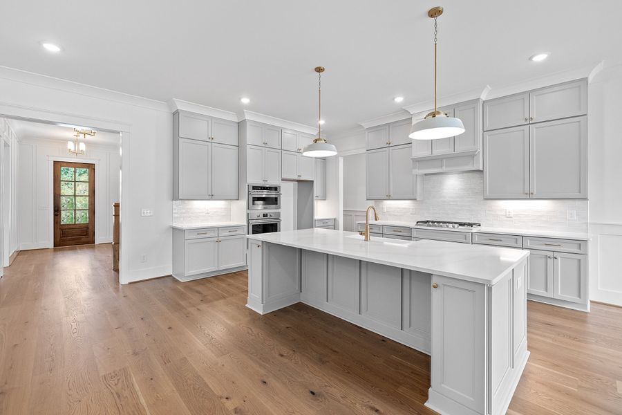 Representative furnished interior of a home built from the The Emerson by RobuckHomes in Stonehenge, Raleigh (Image 108).