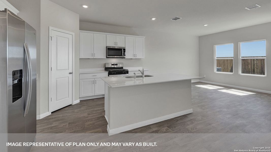 Furnished interior view inside a new home in Whisper South, San Marcos (Image 6).