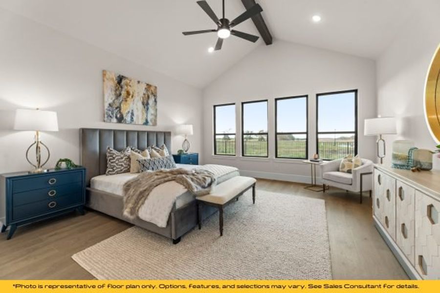 Representative furnished interior of a home built from the Bali by Stonefield Homes in Heath Golf and Yacht Club, Rockwall (Image 46).