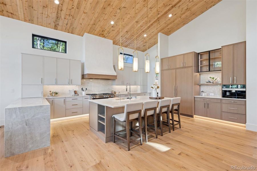 Furnished interior view inside a new home in , Monument (Image 8).