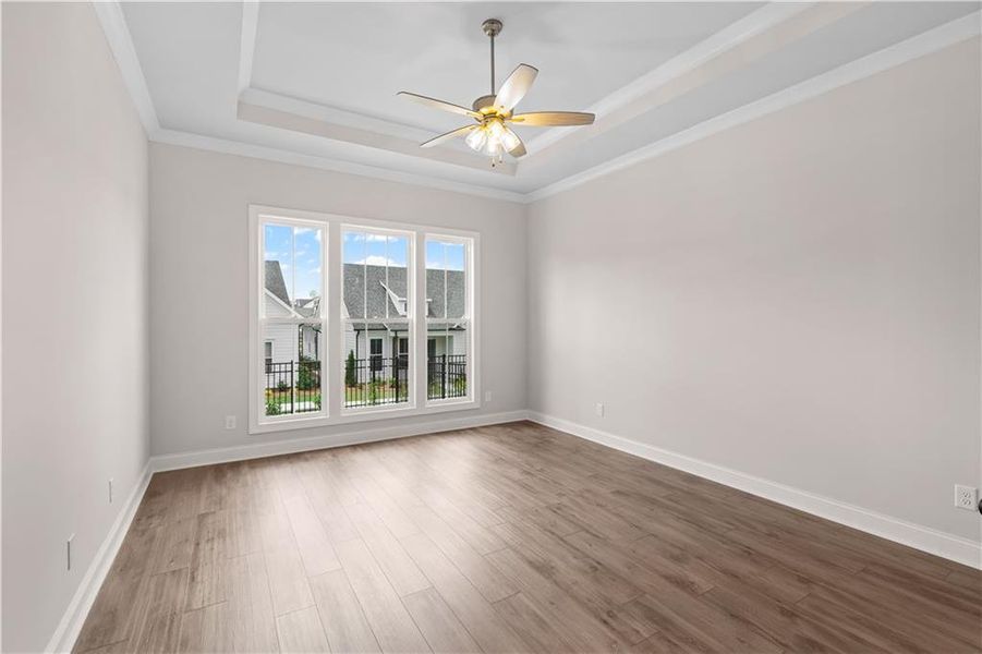 Spacious, unfurnished interior of a new home in Promenade at Sawnee Village, Cumming (Image 20).