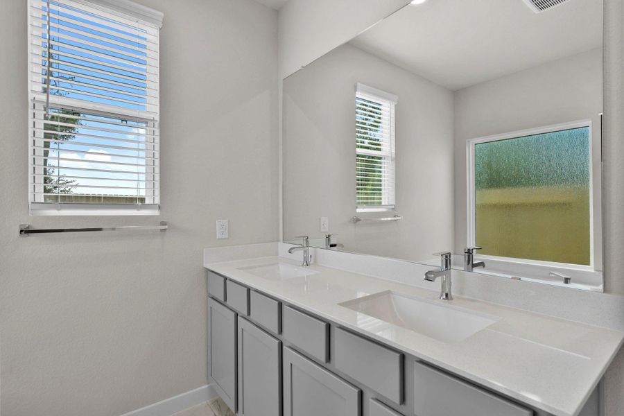 Furnished interior view inside a new home in Cypresswood Landing, Humble (Image 10).