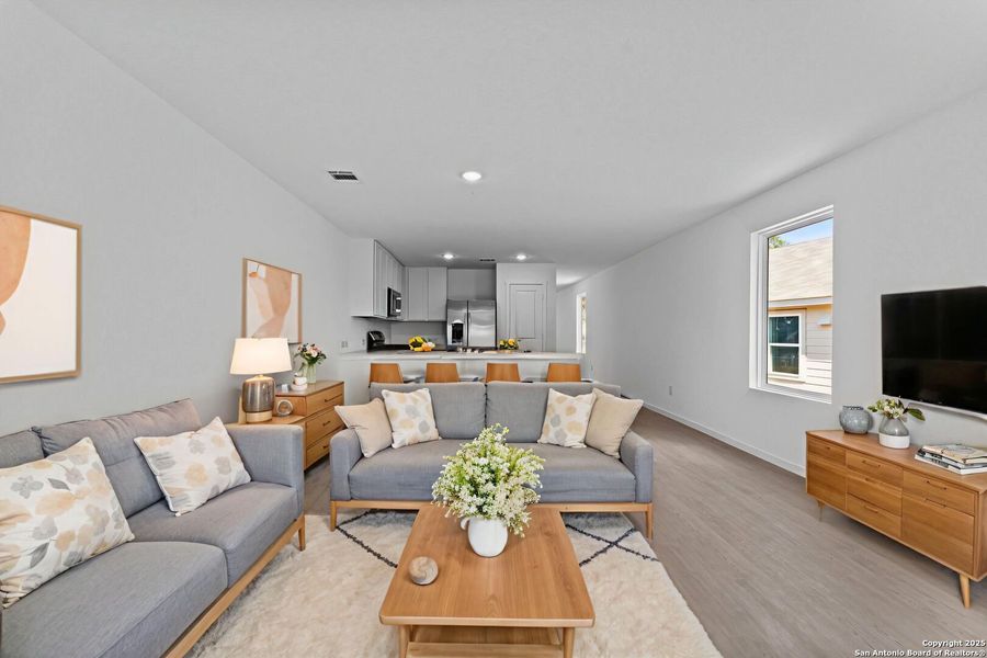 Furnished interior view inside a new home in Waterwheel: Cottage Collection, San Antonio (Image 10).