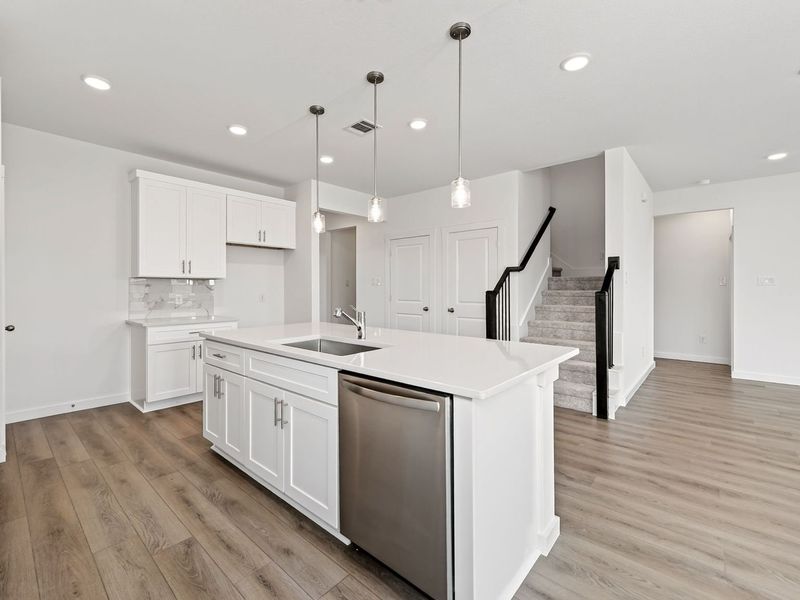Furnished interior view inside a new home in Meadow Ridge Estates, Josephine (Image 13).