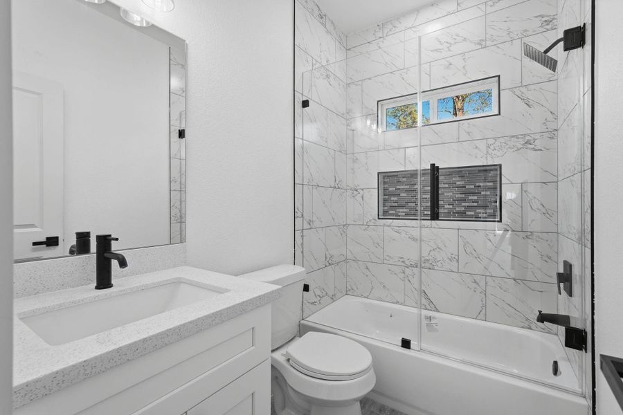 Furnished interior view inside a new home in , Willis (Image 8).