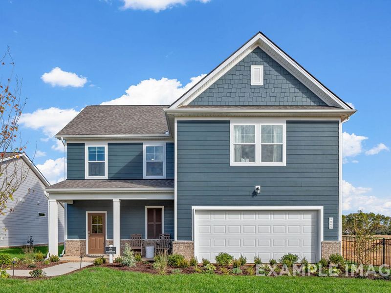 Representative exterior photo of a completed home built from the The Gordon A by Davidson Homes LLC in Calista Farms, White House, TN (Image 27).