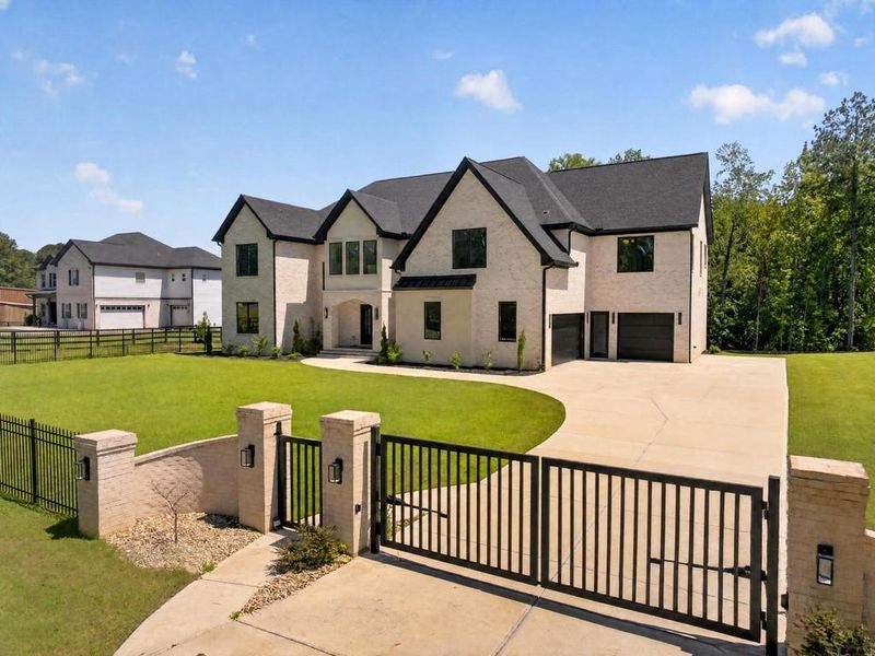 Front exterior of a new home in , Buford, GA, highlighting curb appeal (Image 25).