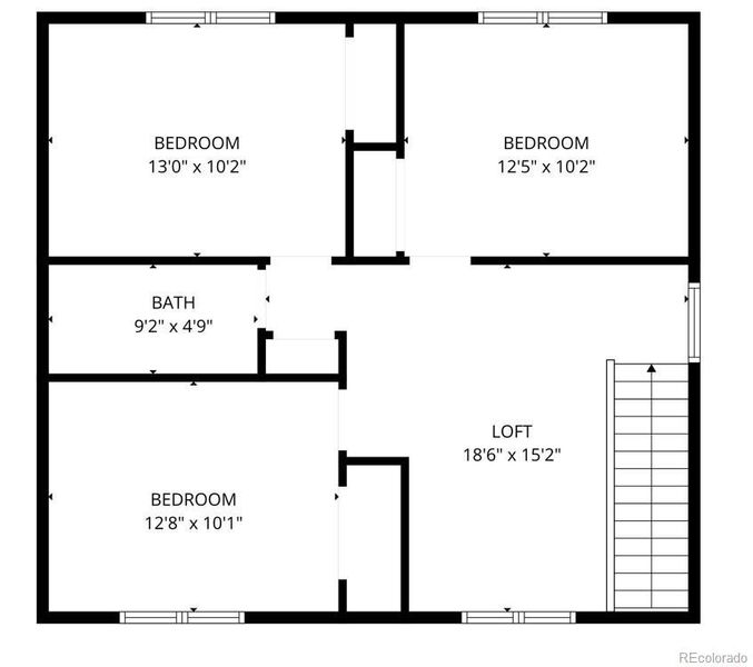 2D floor plan layout of this home in , Fairplay, CO (Image 5). 2D floor plan layout of this home in , Fairplay, CO (Image 5).