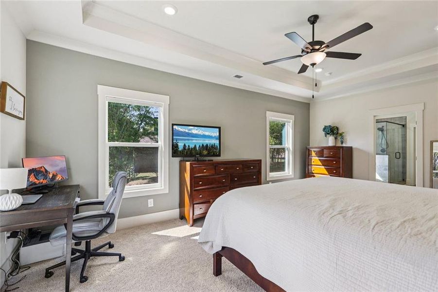 Furnished interior view inside a new home in , Hoschton (Image 12).