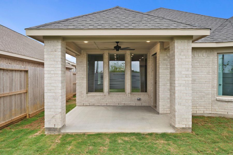 Exterior details and patio area of a home in Jubilee, Hockley (Image 22).