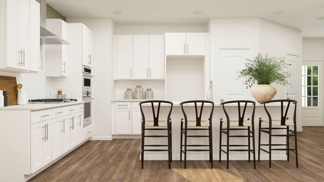 Furnished interior view inside a new home in Timber Ridge: Timber Ridge 42', Douglasville (Image 4).