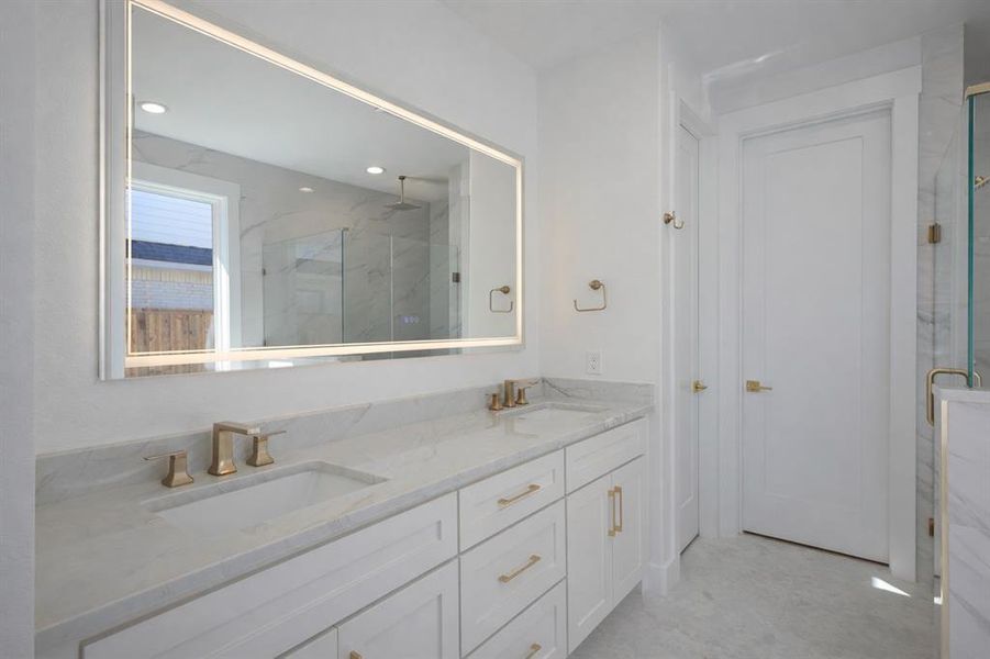 Furnished interior view inside a new home in , Pottsboro (Image 6).