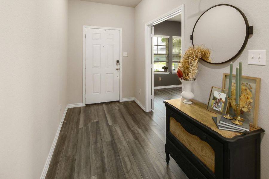 Furnished interior view inside a new home in , College Station (Image 20).