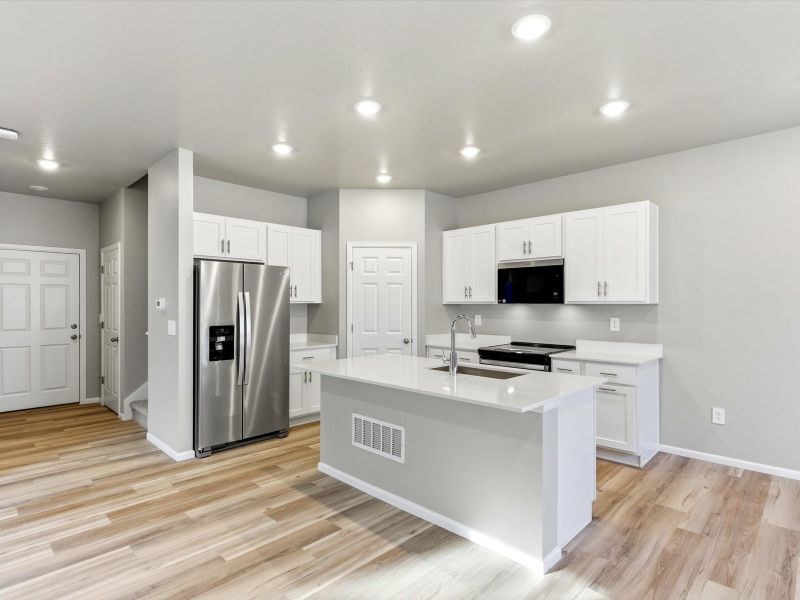 Furnished interior view inside a new home in York Station, Thornton (Image 10).