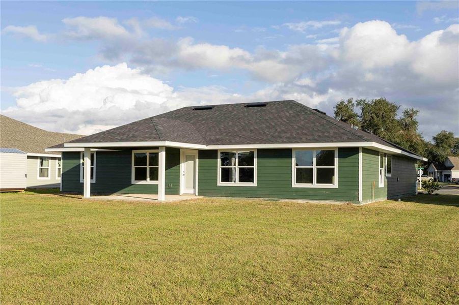 Exterior details and patio area of a home in The Preserve at Laurel Lake, Lake City (Image 27).