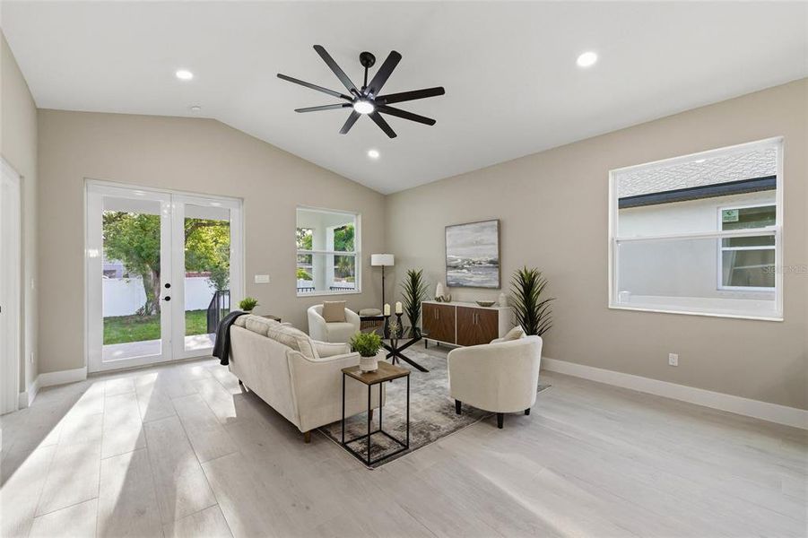 Furnished interior view inside a new home in , Tampa (Image 10).