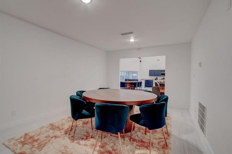 Private dining and/or meeting area.