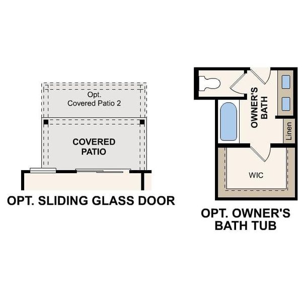 2D floor plan layout of this home in Stallion Run, Buda, TX (Image 3).