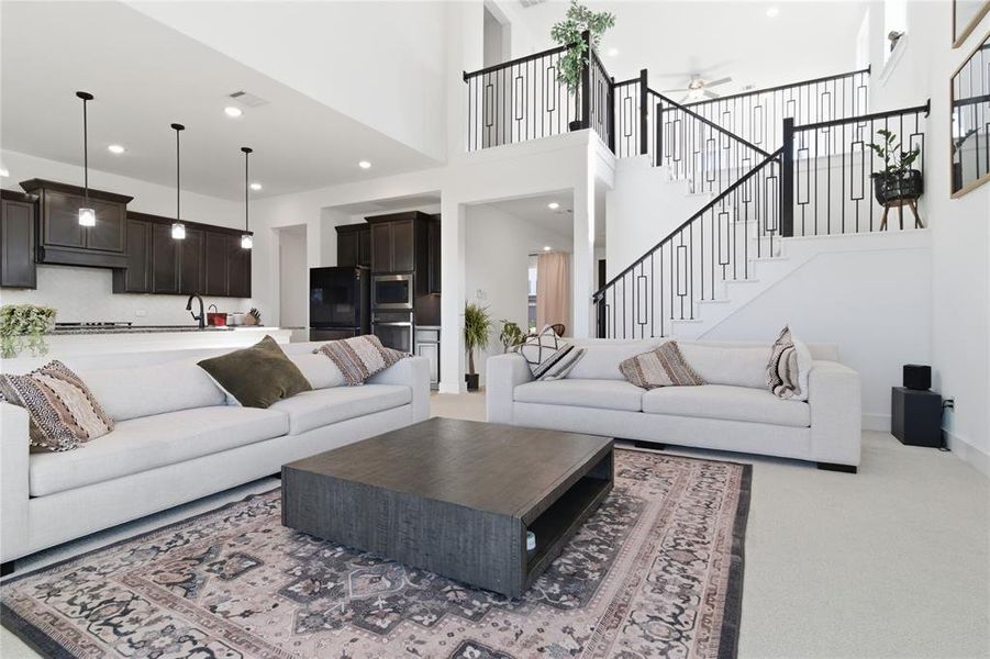 Furnished interior view inside a new home in , Hickory Creek (Image 4).