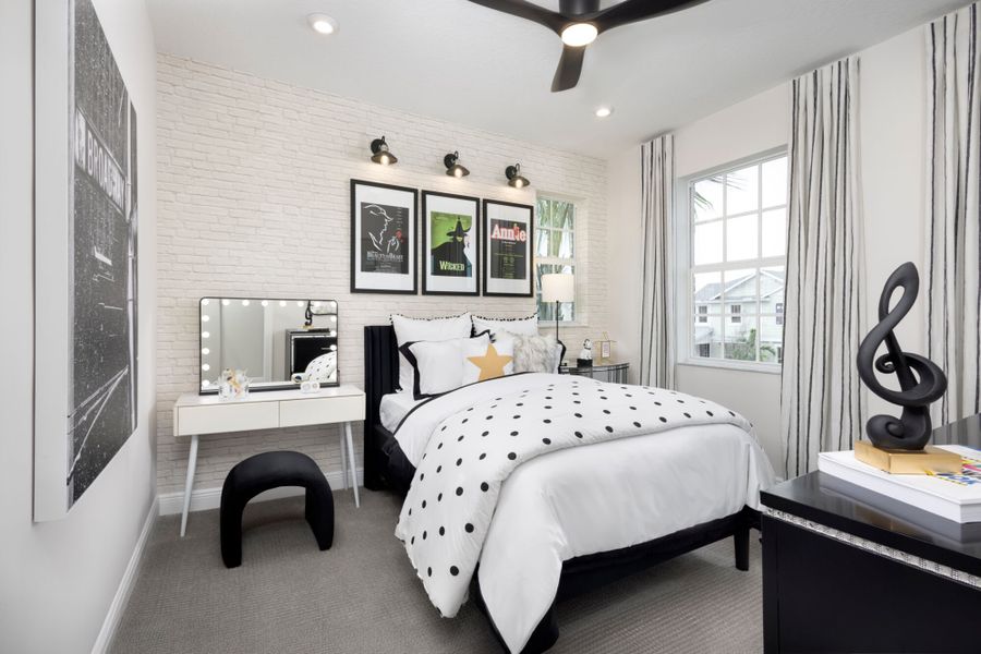 Representative furnished interior of a home built from the Gerbera by Mattamy Homes in Newfield, Palm City (Image 15).