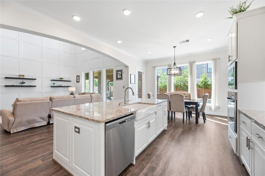 Furnished interior view inside a new home in , Cypress (Image 14).