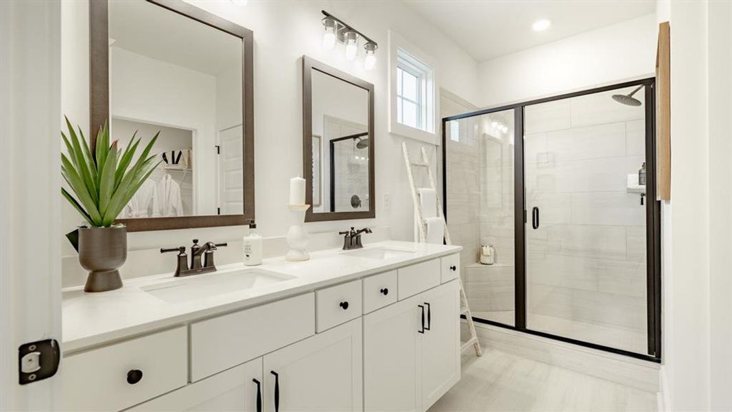 Furnished interior view inside a new home in The Village at Sandy Plains, Marietta (Image 2). Furnished interior view inside a new home in The Village at Sandy Plains, Marietta (Image 2).