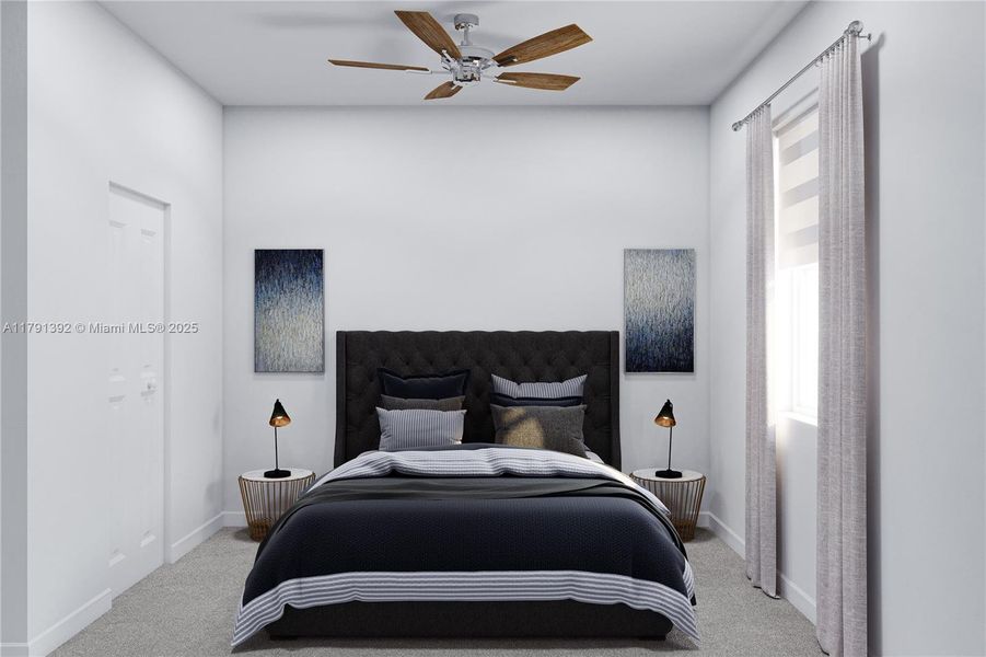 Furnished interior view inside a new home in Acacia Groves, Miami (Image 7).