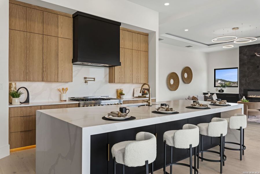 Furnished interior view inside a new home in , San Antonio (Image 16). Furnished interior view inside a new home in , San Antonio (Image 16).