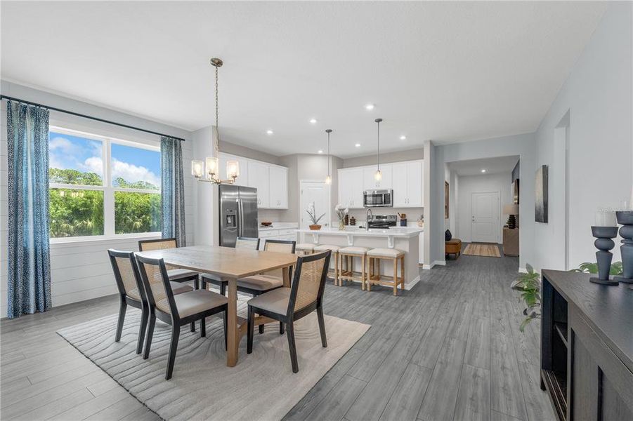 Furnished interior view inside a new home in Hidden Cove, Eustis (Image 26).