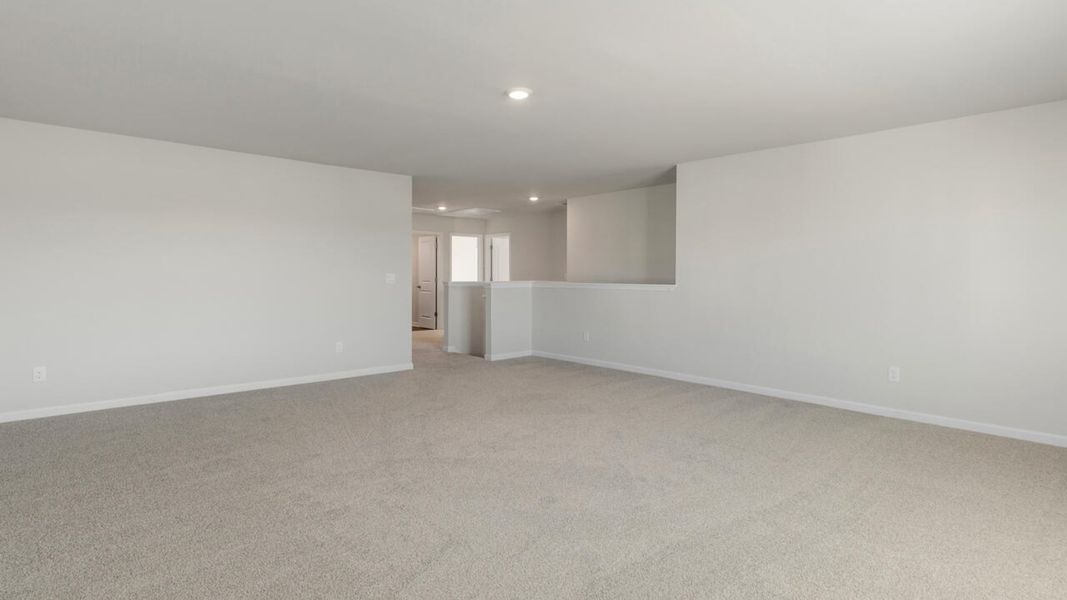 Representative unfurnished interior of a home built from the TILLMAN by D.R. Horton in Surfside Landing, Hubert (Image 40).