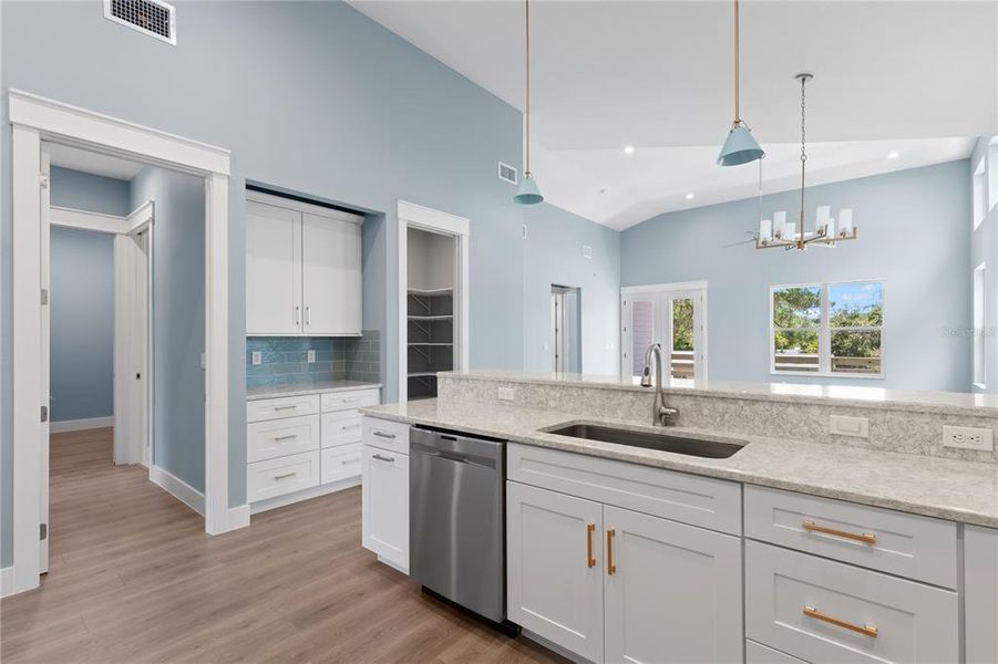 Furnished interior view inside a new home in , Crystal Beach (Image 25).